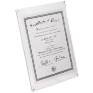 Masa Üstü Pleksi L Çerçeve