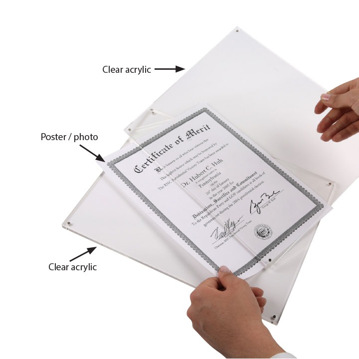 Masa Üstü Pleksi L Çerçeve - Görsel 5