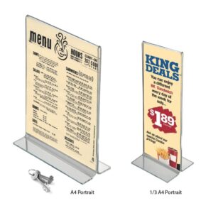 Masa Üstü T Tipi Pleksi