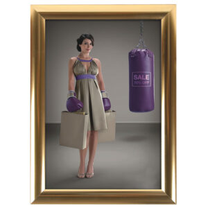 Snapper 25 mm Altın Görünümlü Çerçeve