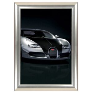 25 mm Paslanmaz Çelik Görünümlü Alüminyum Çerçeve