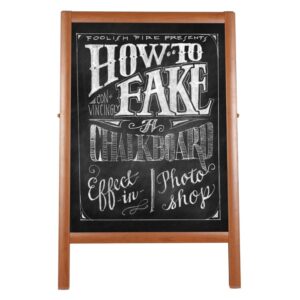 Ahşap Görünümlü A Pano