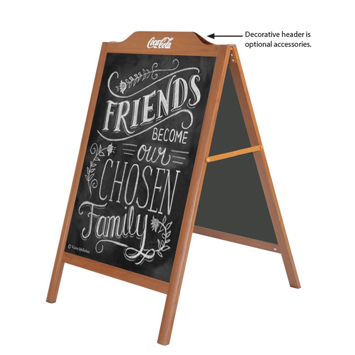 Ahşap Görünümlü A Pano - Görsel 5