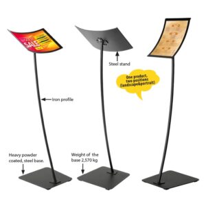 Arc Menuboard Manyetik Çerçeveli